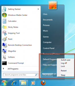 Windows 7 Start Menu